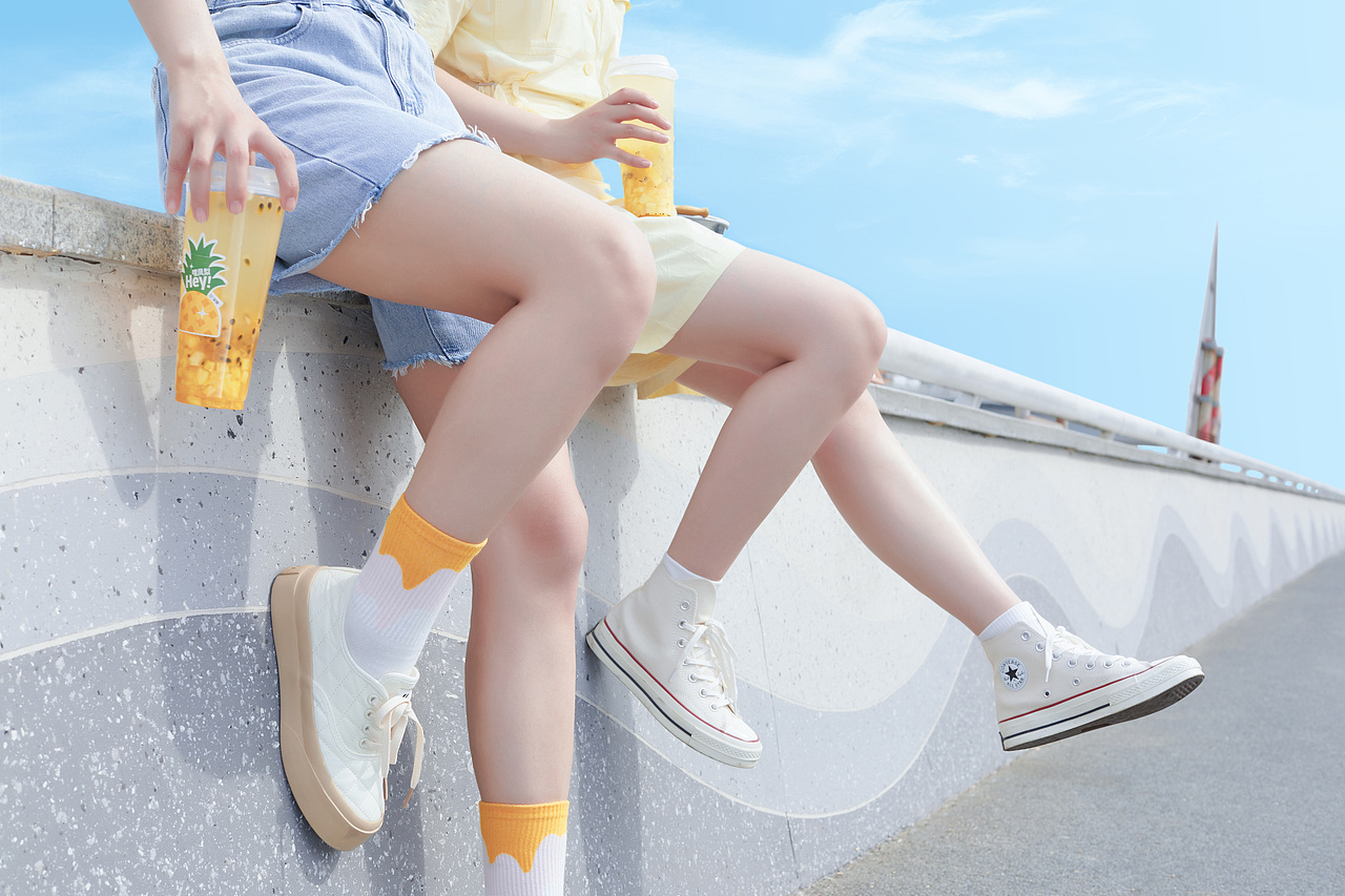 饮品摄影|菠萝果茶