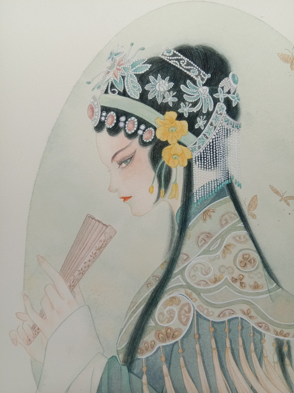 青衣（图ZMTIyNzMzOTUy） - 绘画 - 站酷设计师南山归鱼原创素材 - 站酷ZCOOL