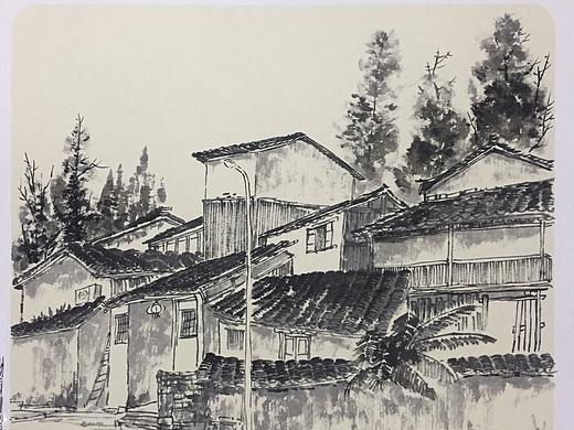 婺源上饶小李坑写生