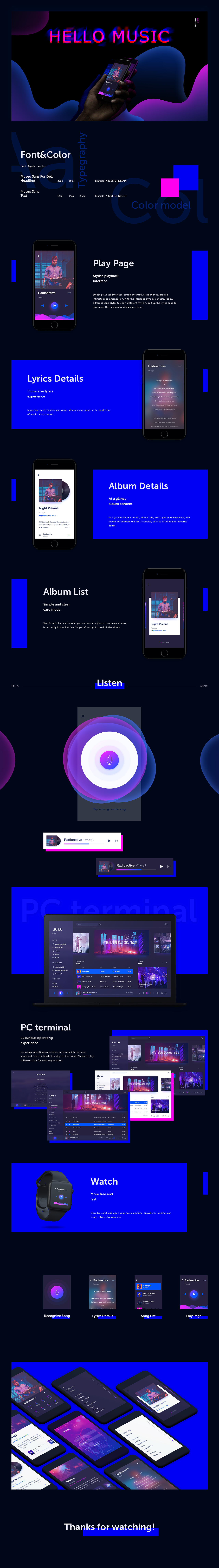 Hello Music APP Disign