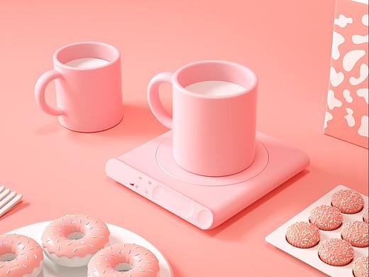 未完成的作品 C4D场景渲染