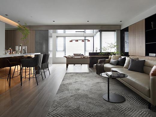 沈阳北轩装饰-丽都水岸200平简约风