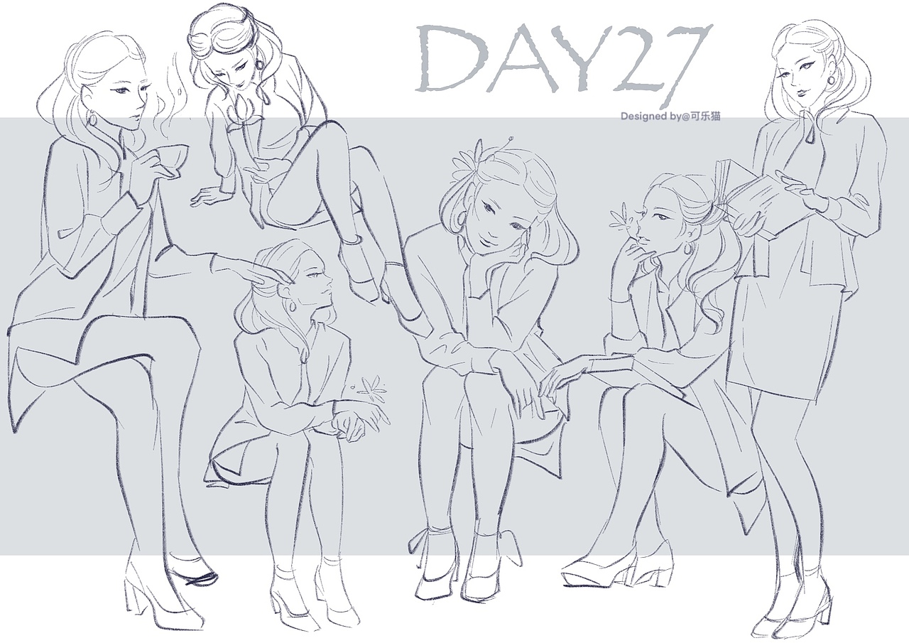 #速写60天挑战赛#Day27@速写班长（图ZMjk0NTQ5NzA4） - 创作习作 - 站酷设计师可乐猫1122原创素材 - 站酷ZCOOL