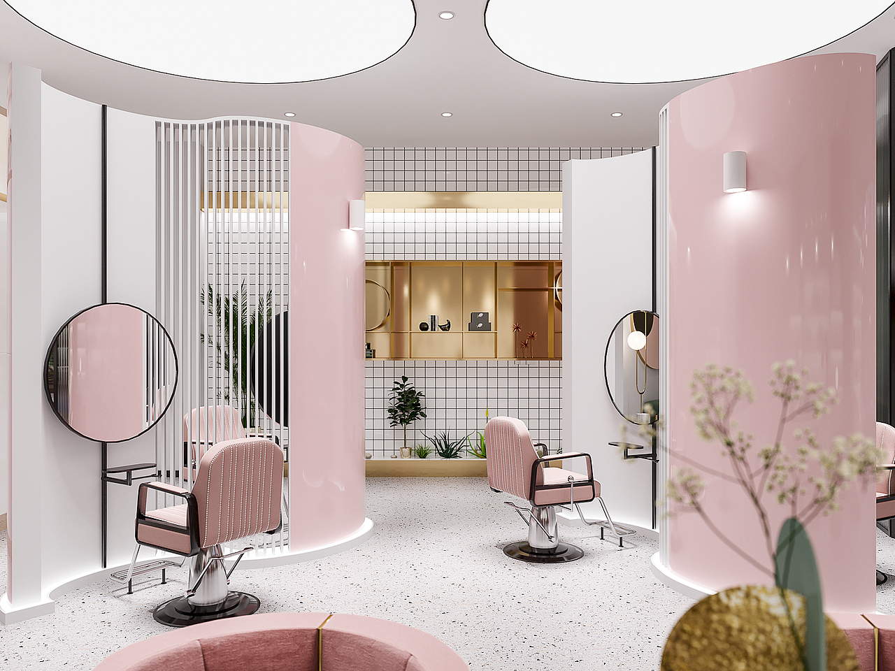 现代时尚美甲美发服装生活馆（图ZMTY0NzI2Mzgw） - 家装设计 - 站酷设计师SAMU丨STUDIO原创素材 - 站酷ZCOOL