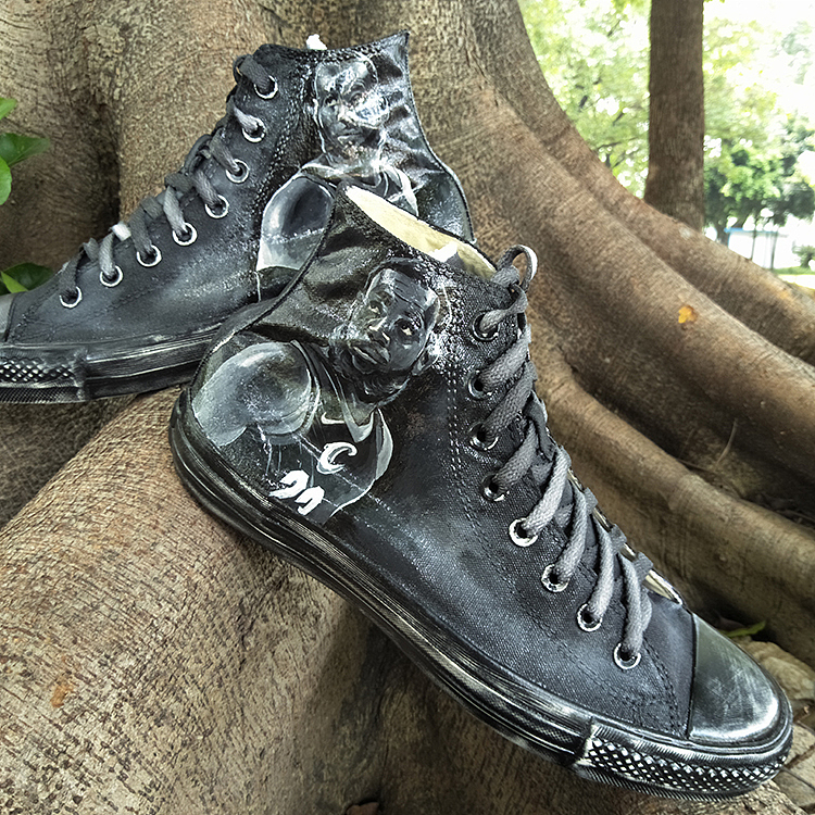 NBA球星詹姆斯头像定制高帮手绘帆布鞋（图ZMTk4Nzk0MjYw） - 其他手工艺 - 站酷设计师山野先生原创素材 - 站酷ZCOOL