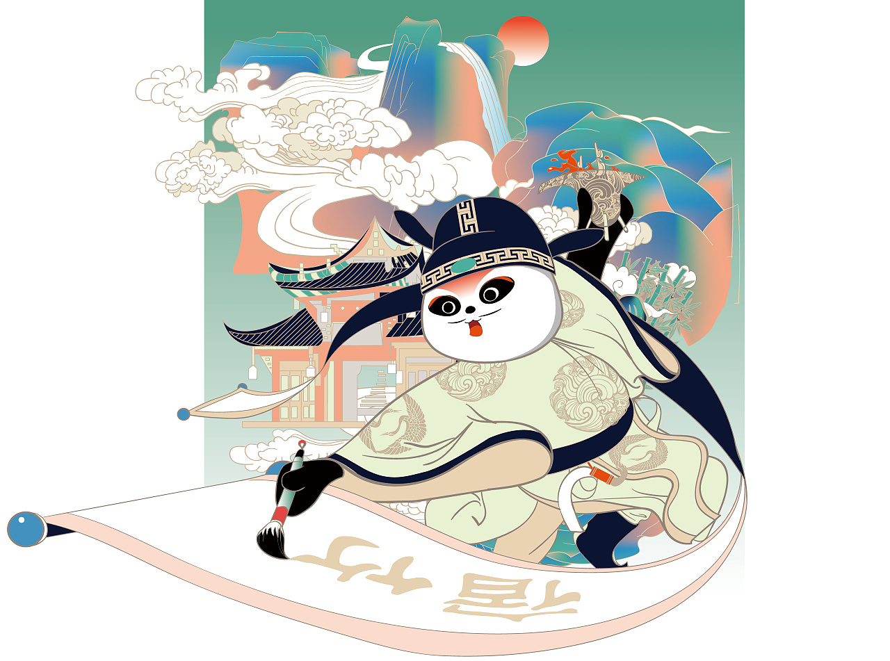 太白丸 国潮熊猫