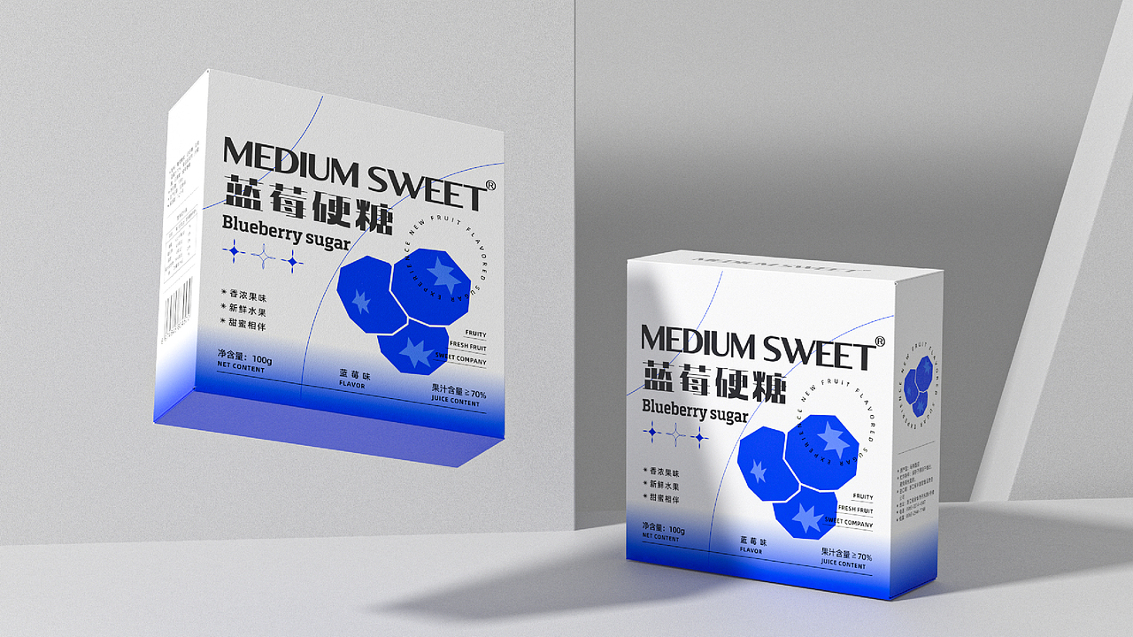 后钟 X MEDIUM SWEET硬糖包装设计