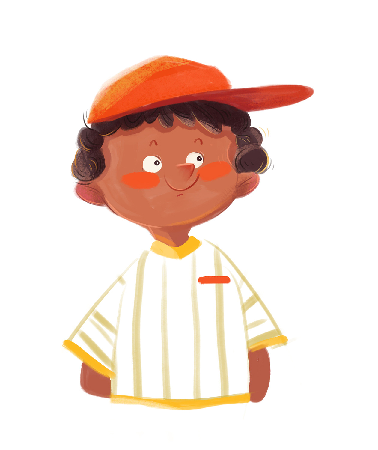 一组人物练习《戴帽子的人》