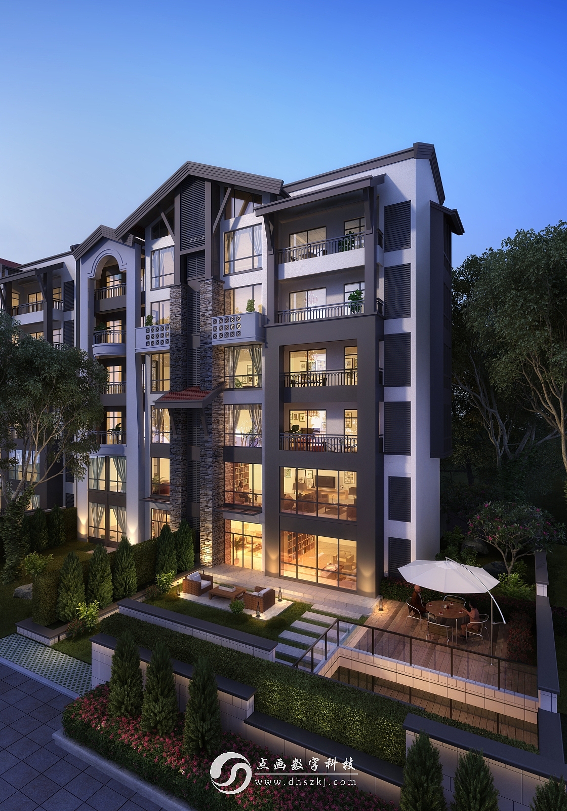 中式风格效果图（图ZMTg2OTM4Mzcy） - 建筑/空间 - 站酷设计师点画数字原创素材 - 站酷ZCOOL