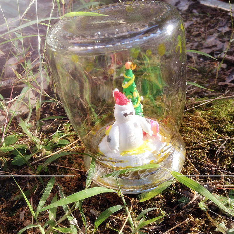 【2菇凉】DIY圣诞节 玻璃瓶