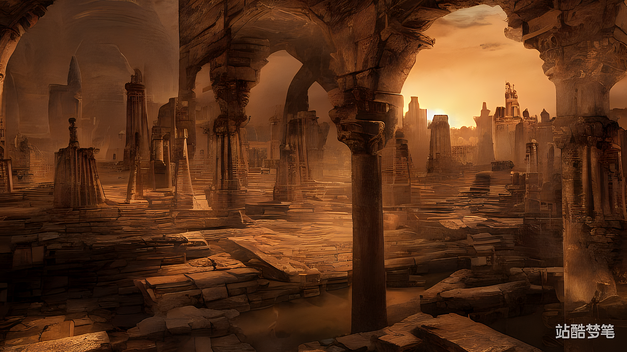 #站酷梦笔#历史的遗迹