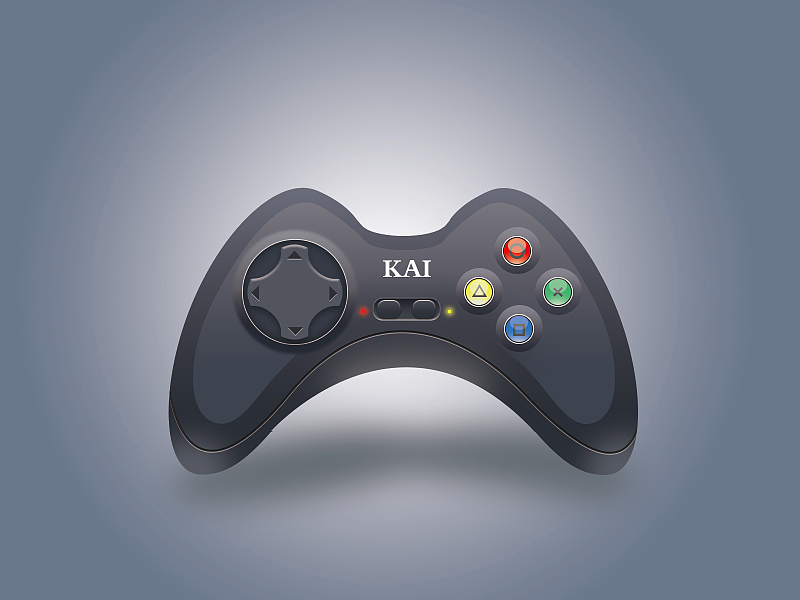 临摹 UI图标 游戏手柄