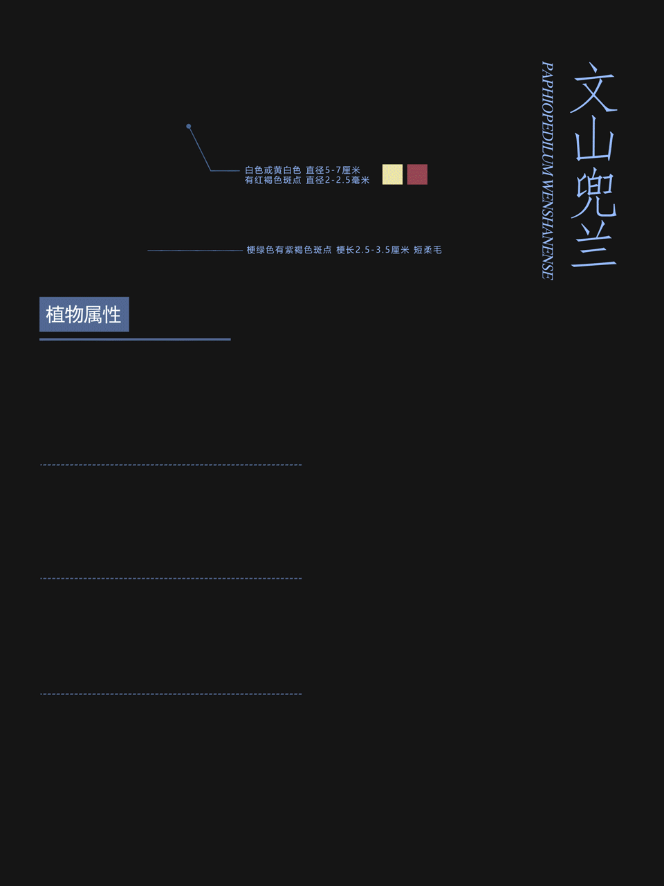 极小种群野生兜兰植物动态海报#地球守卫者#