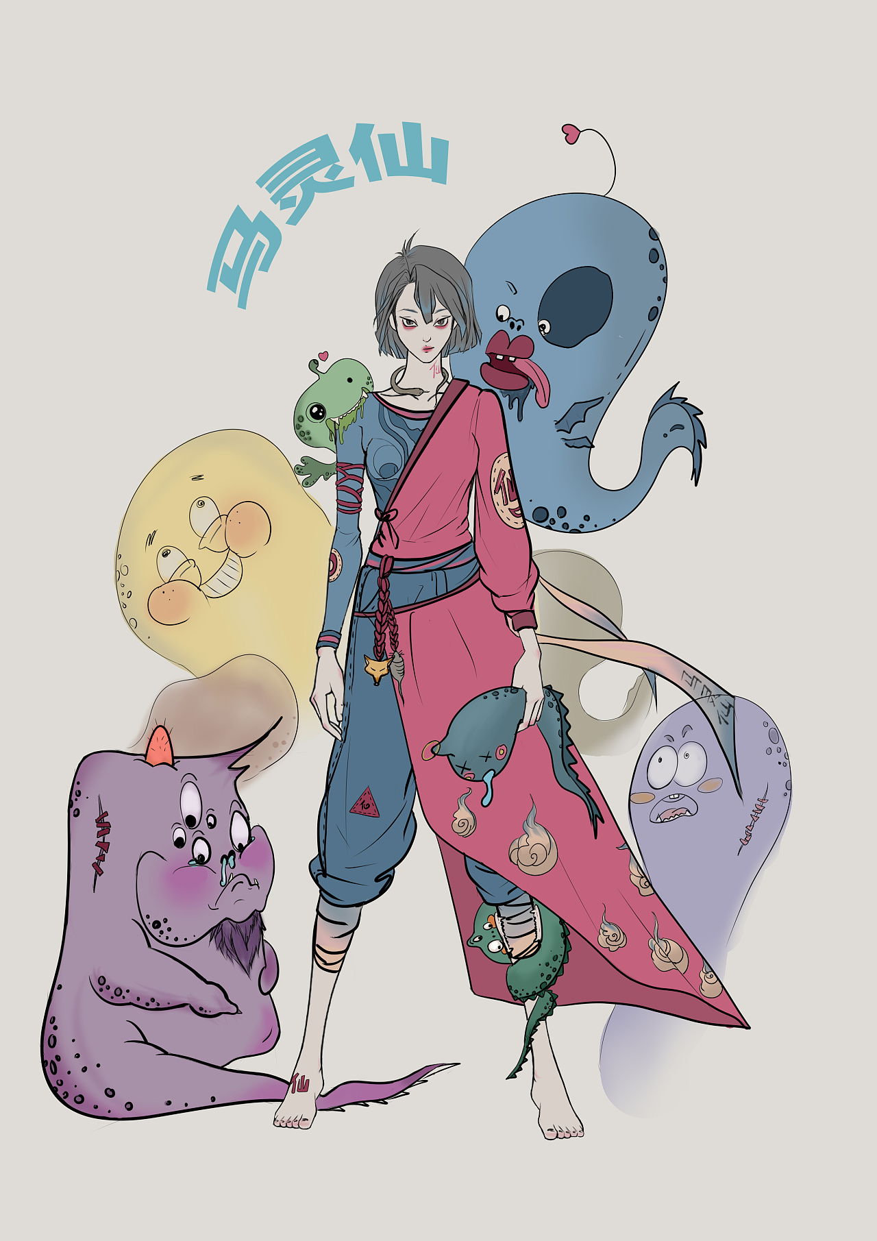 剧本杀人物立绘|插画|概念设定|益欣攒钱买房车 - 原创作品 - 站酷