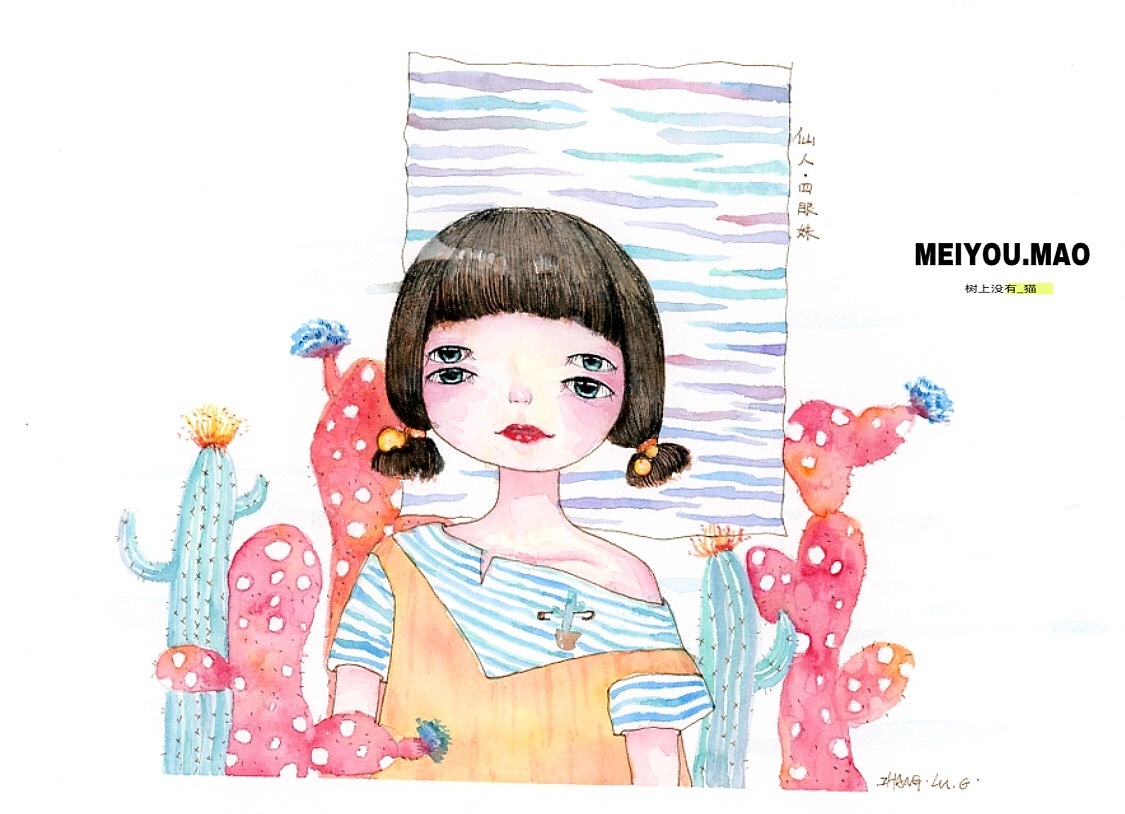 插画 不知名的悲伤（图ZMTMxNzMxMDY4） - 绘本 - 站酷设计师树上没有_猫原创素材 - 站酷ZCOOL