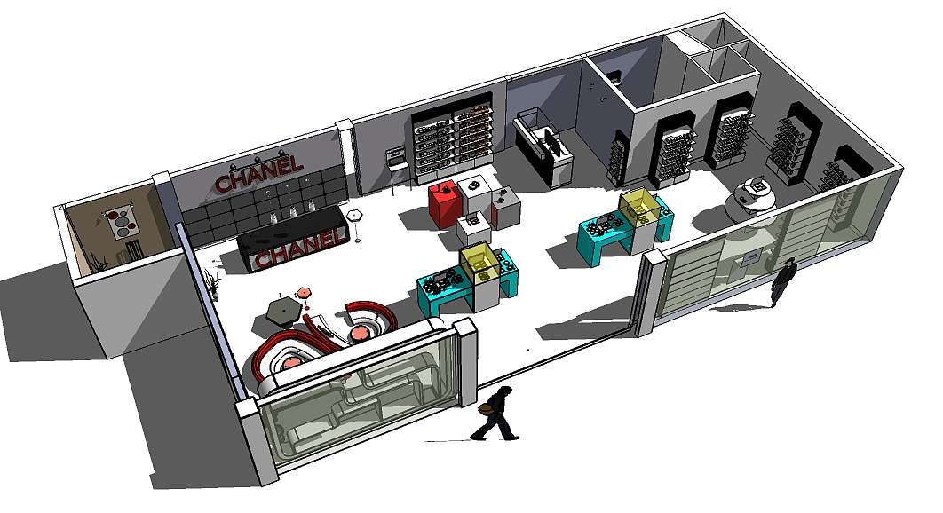 化妆品展厅（图ZOTQyNzA0Njg=） - 品牌 - 站酷设计师夏季未清凉原创素材 - 站酷ZCOOL