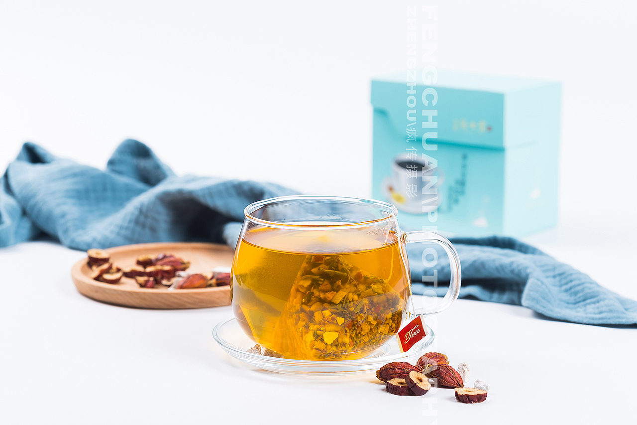 赤小豆薏米花茶拍摄 饮品拍摄