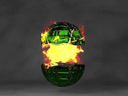 18.12.12烟雾金属蛋壳场景