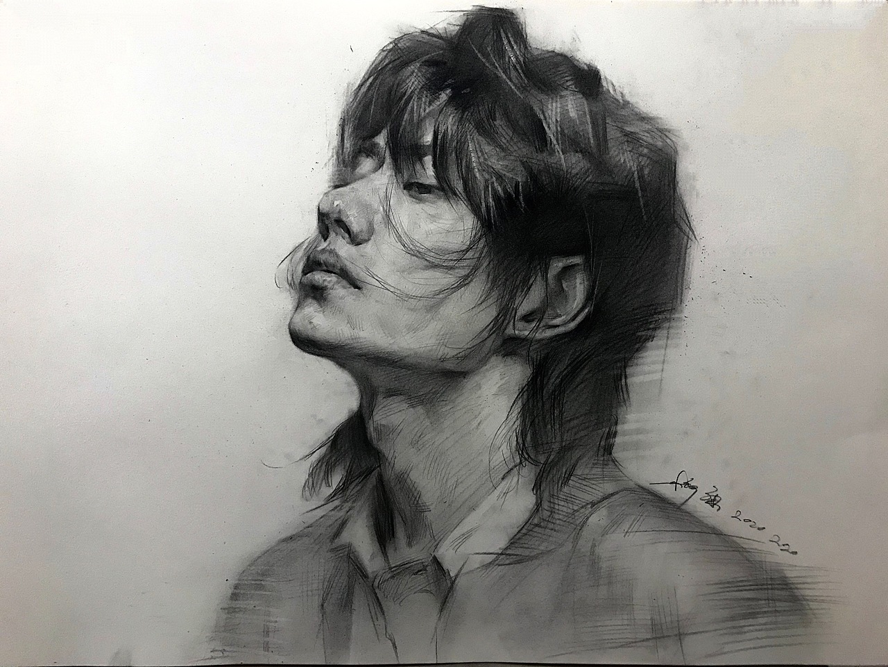 素描肖像赏析｜作者：柳康（图ZMjgxNzg5Mjcy） - 绘画 - 站酷设计师衍升画室原创素材 - 站酷ZCOOL