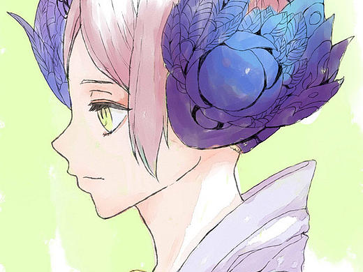 淡雅清新风漫画-半面倾城