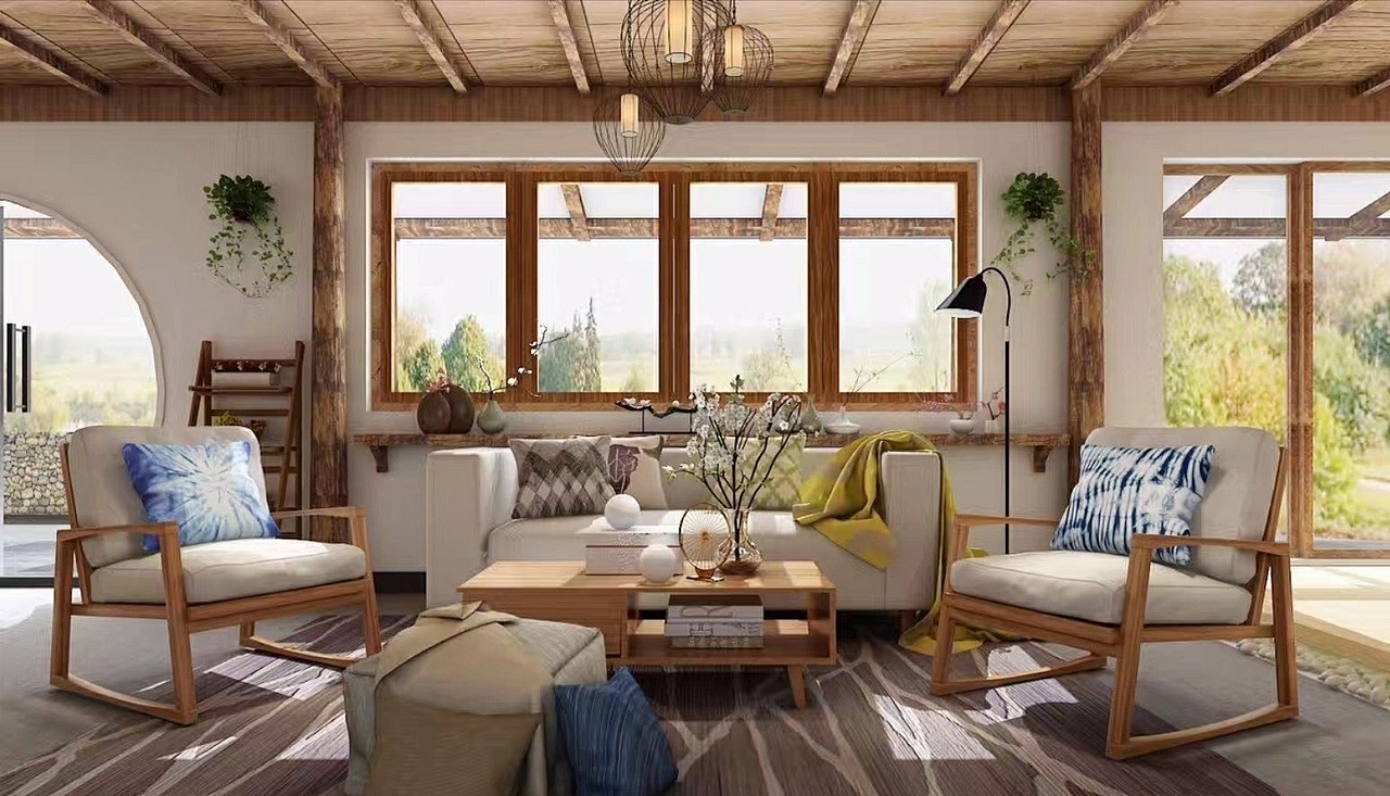 民宿（图ZMTc4Mzk0MzY4） - 家装设计 - 站酷设计师效果图小芳原创素材 - 站酷ZCOOL