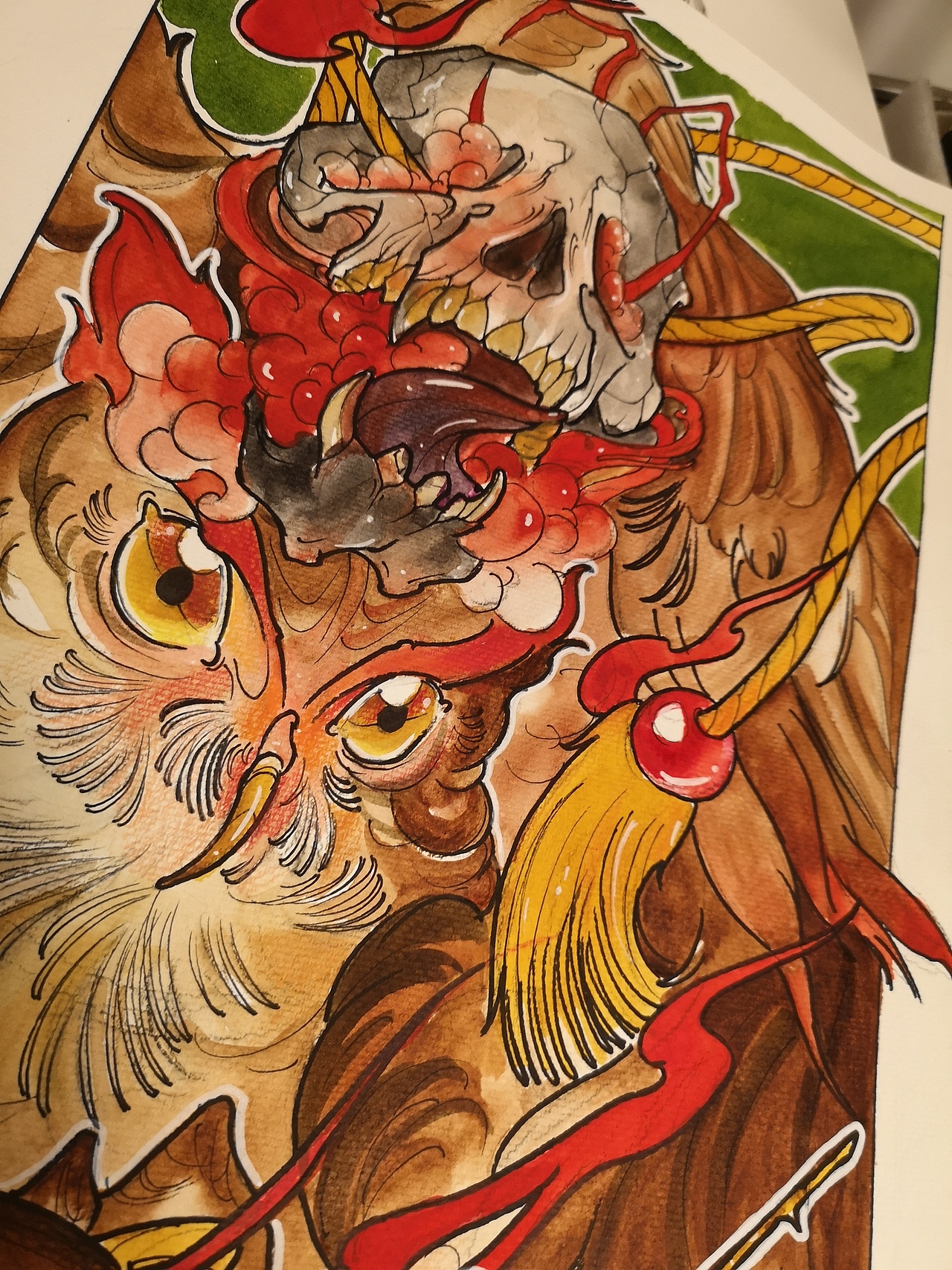 生命和死亡（圖ZMTQxOTU2MzI0） - 繪畫 - 站酷設(shè)計師函工夏木原創(chuàng)素材 - 站酷ZCOOL