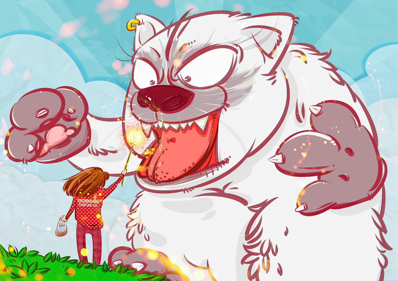 逗猫少女|插画|新锐潮流插画|尖椒肉沫豆豉 - 原创作品 - 站酷 (zcool