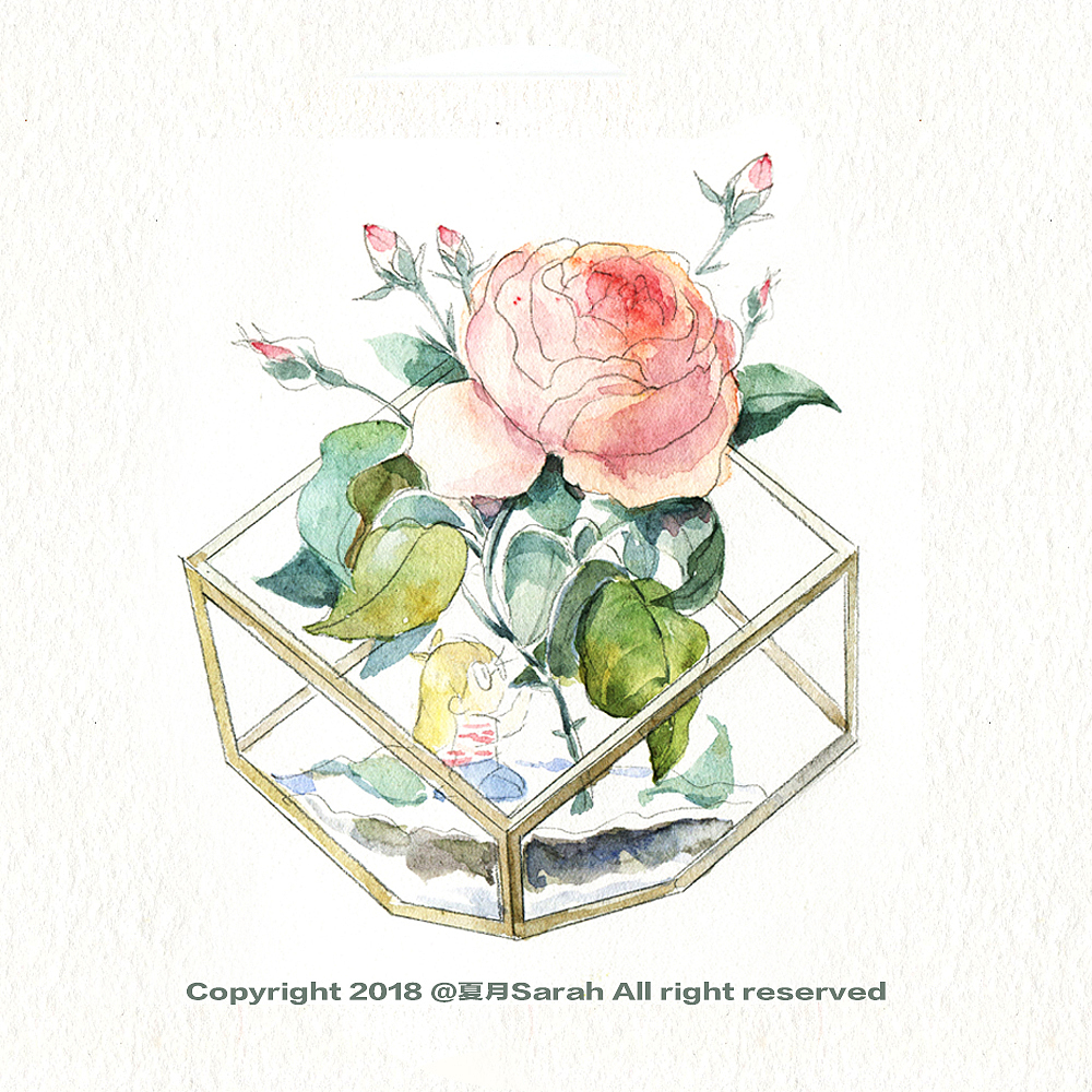 小小人的玻璃容器（图ZMTQ5MzQ0MTc2） - 儿童插画 - 站酷设计师夏月sarah原创素材 - 站酷ZCOOL