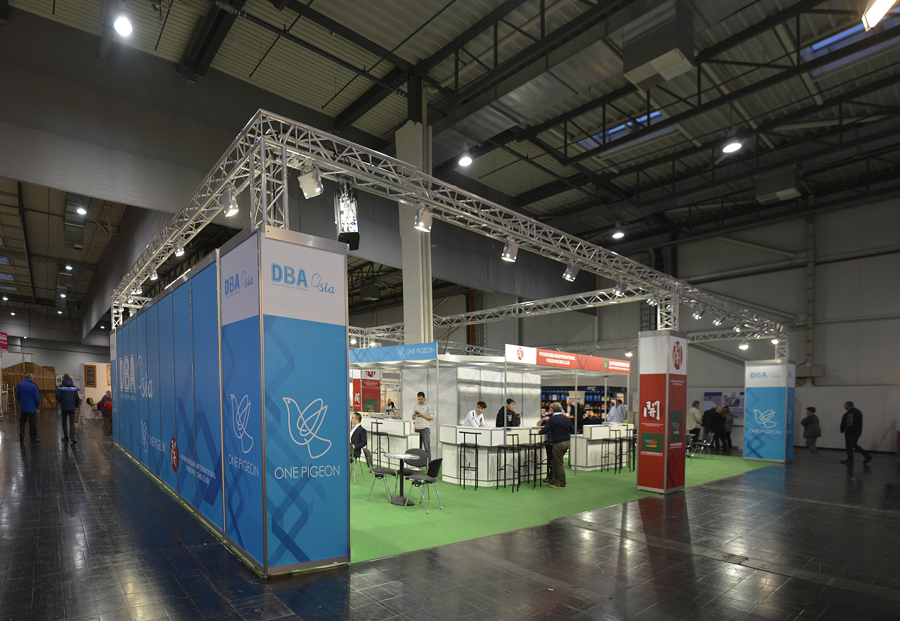 会展展位设计稿及其效果图