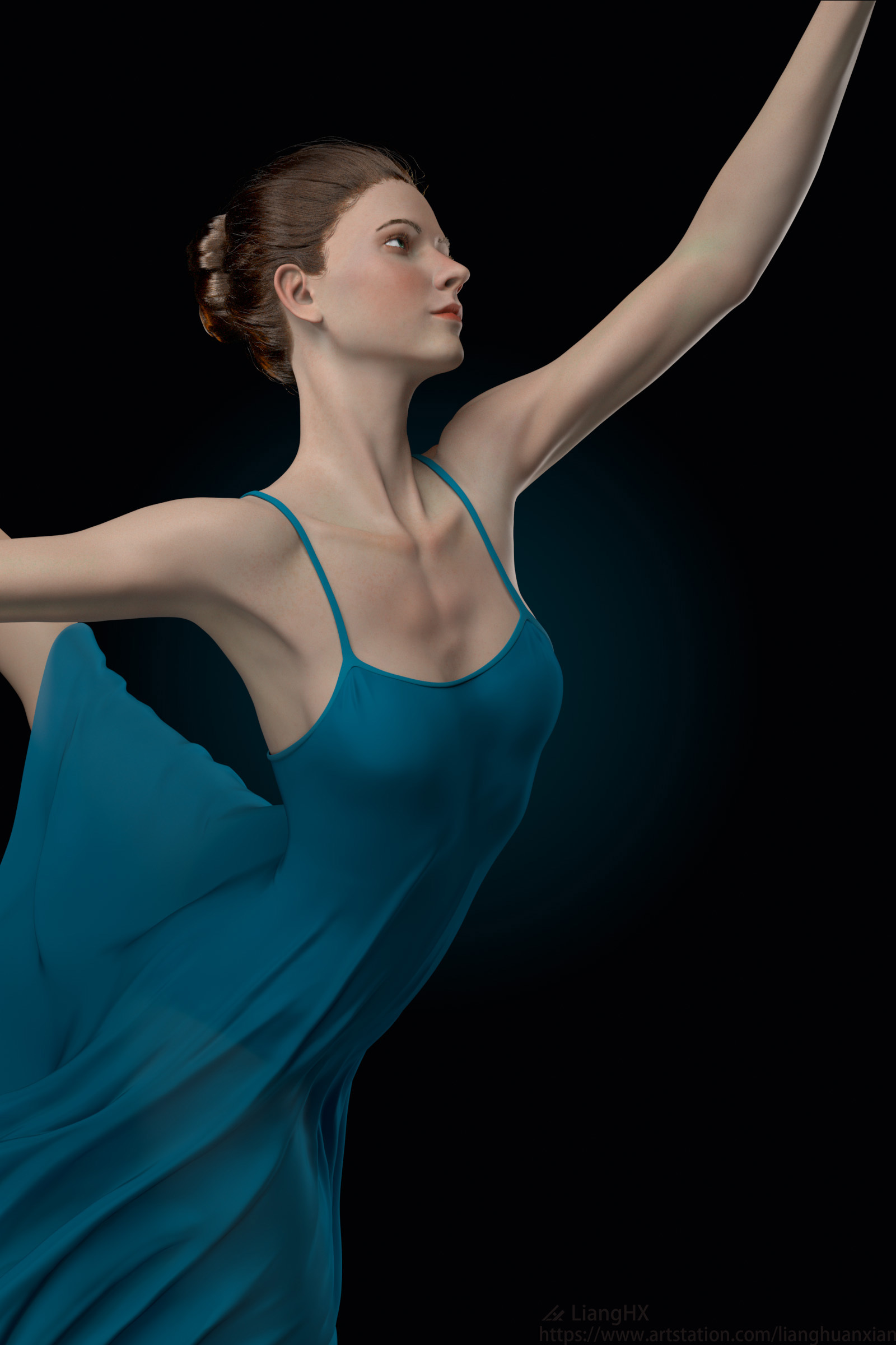 芭蕾雕塑|三维|人物/生物|lianghx_chn - 原创作品 - 站酷 (zcool)