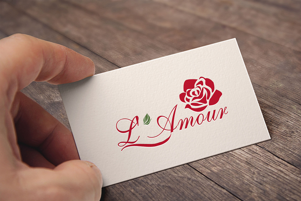 L'Amour花店logo设计（图ZMjA3NTQzMzY=） - 品牌 - 站酷设计师哒灬包原创素材 - 站酷ZCOOL