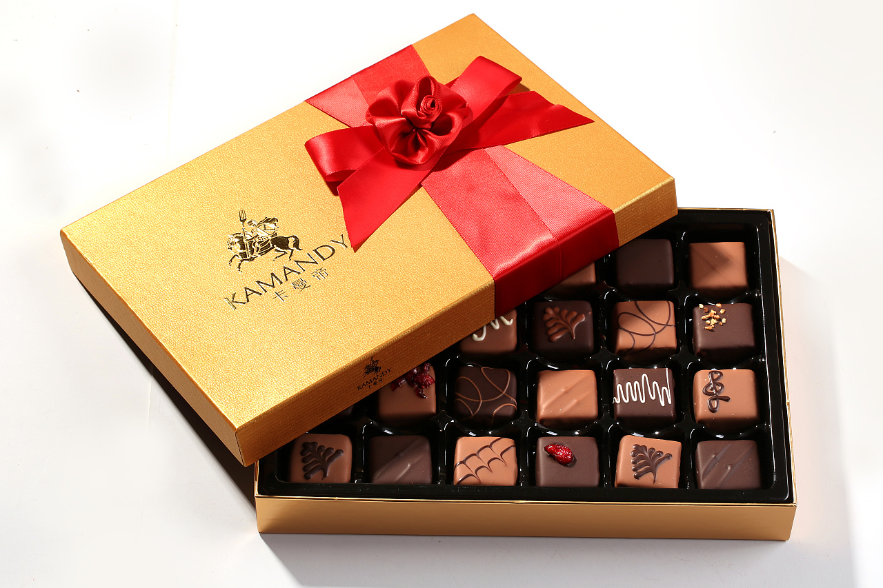 高级手工巧克力礼盒包装设计-万域-礼盒包装设计