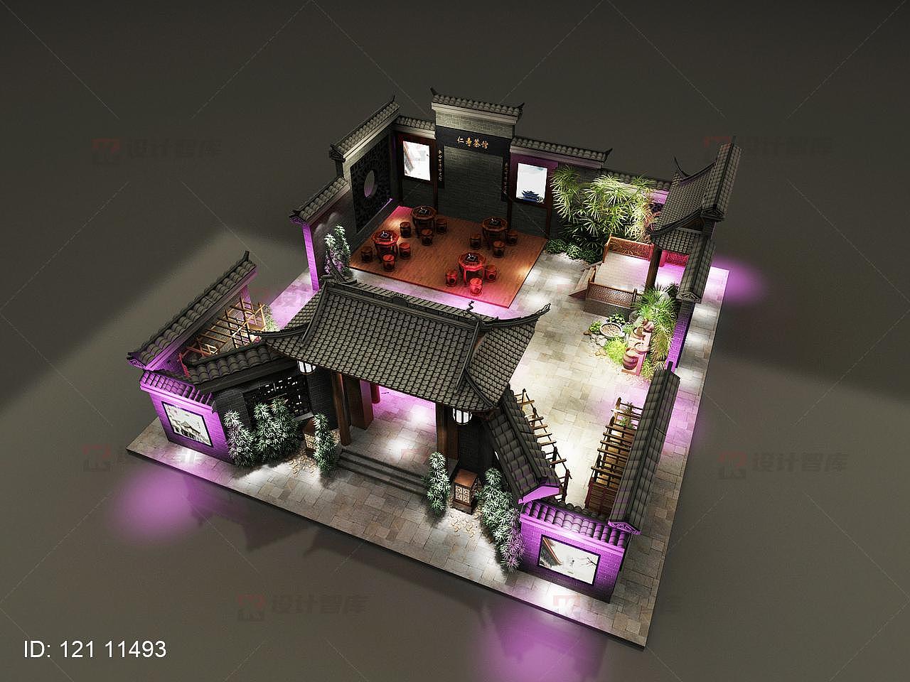 复古城墙院子（戏台、城墙）展会设计（图ZMjIzMDg3NTQ4） - 建筑/空间 - 站酷设计师设计智库原创素材 - 站酷ZCOOL