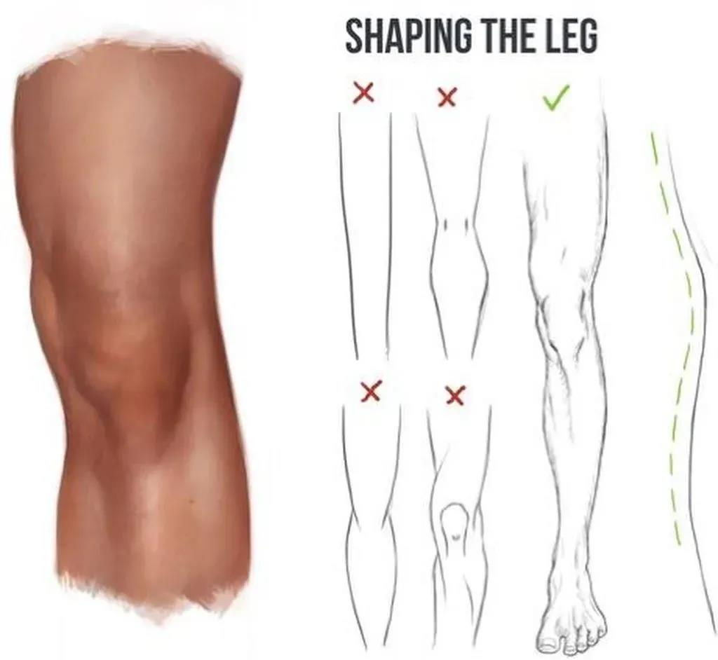 【绘画教程】画"膝盖"要避免的常见错误画法!你都知道吗?