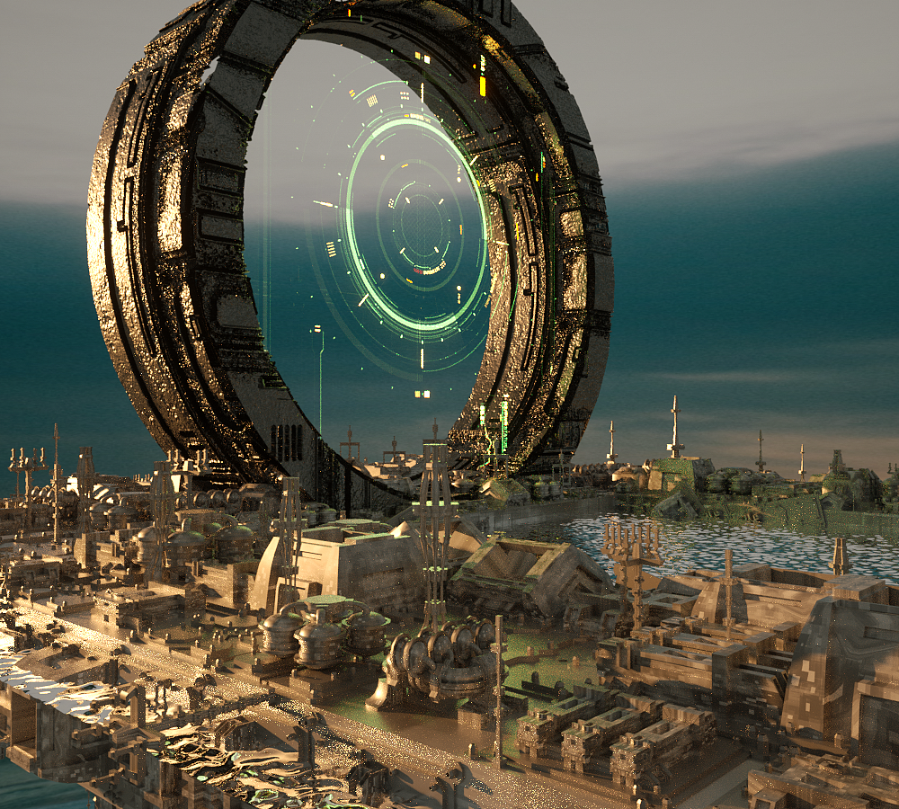 c4d建模|三维|场景|赵煜心 - 临摹作品 - 站酷 (zcool)