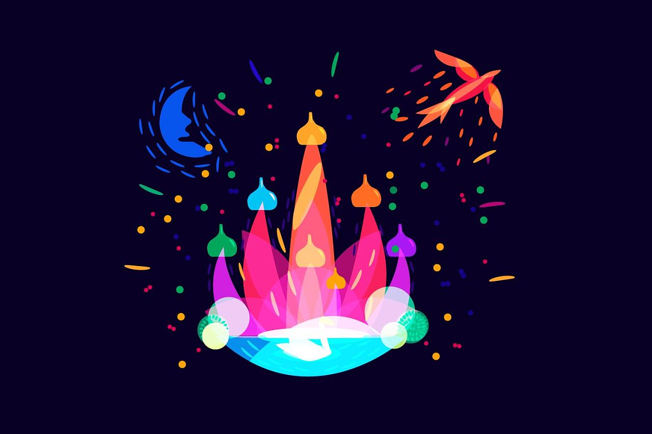 半透明叠加|插画|创作习作|白昼尽 - 临摹作品 - 站酷 (zcool)