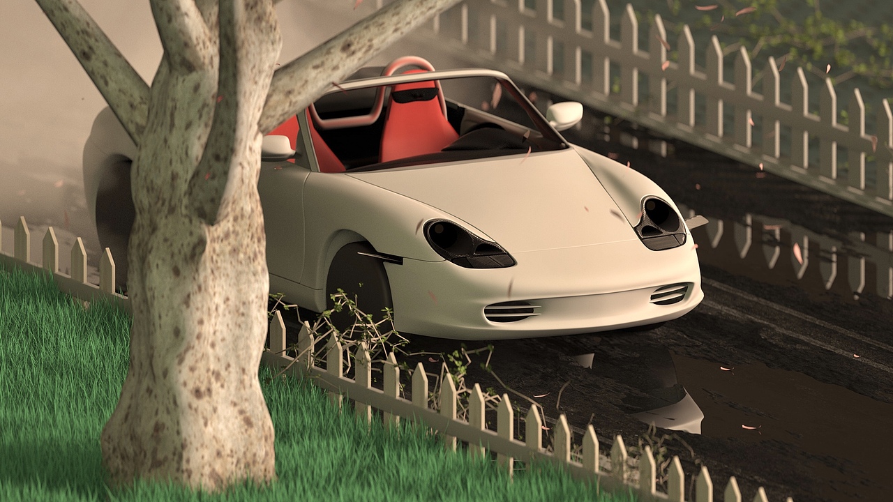 C4D 一起出游吧，夏天的颜色（图ZMjEyODQ3MDYw） - 场景 - 站酷设计师XIAOHU1209原创素材 - 站酷ZCOOL