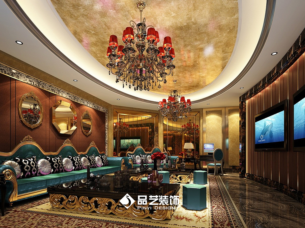 主题量贩式KTV音乐会所迪吧装修设计效果图（图ZMTQ3MzkyMDY0） - 家装设计 - 站酷设计师品艺装饰原创素材 - 站酷ZCOOL