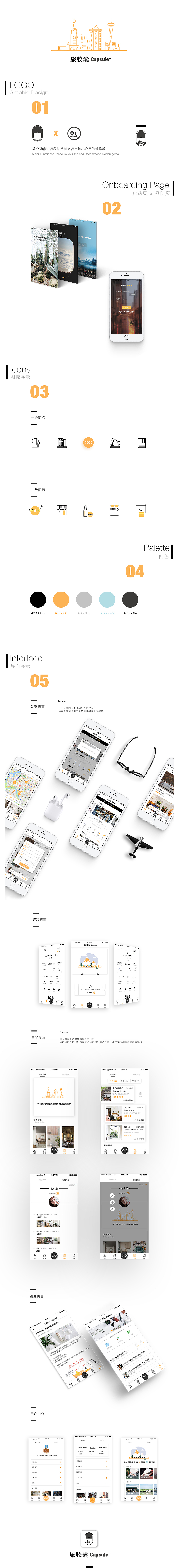 小众出行目的地推荐应用界面设计（图ZOTExMzY0MDQ=） - APP界面 - 站酷设计师Jupiterzhang原创素材 - 站酷ZCOOL