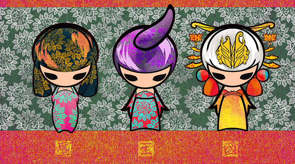中国古代仕女 · 绘（图ZMjM3MzY2MTYw） - 商业插画 - 站酷设计师zhukelun原创素材 - 站酷ZCOOL