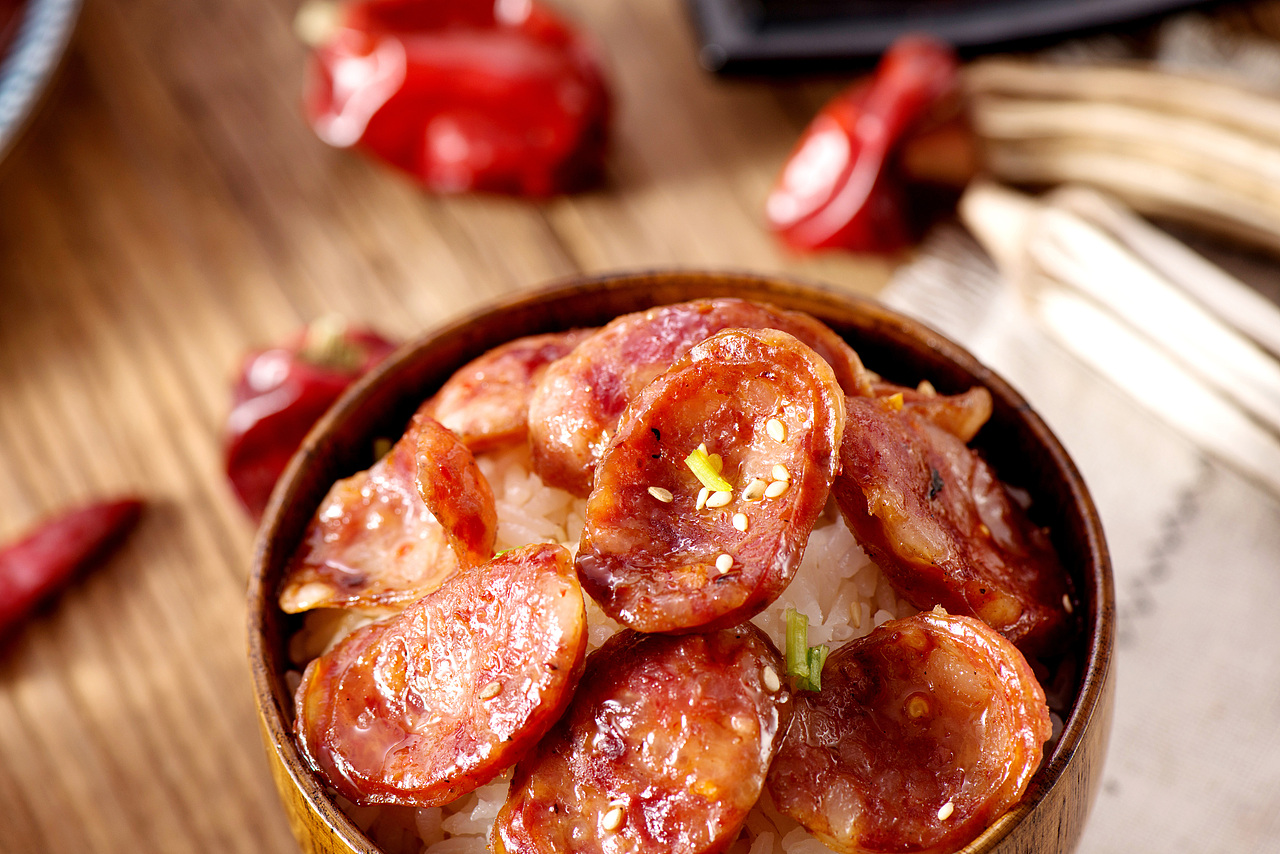 美食食品摄影静物产品拍摄商业摄影腊肠特产拍摄香肠