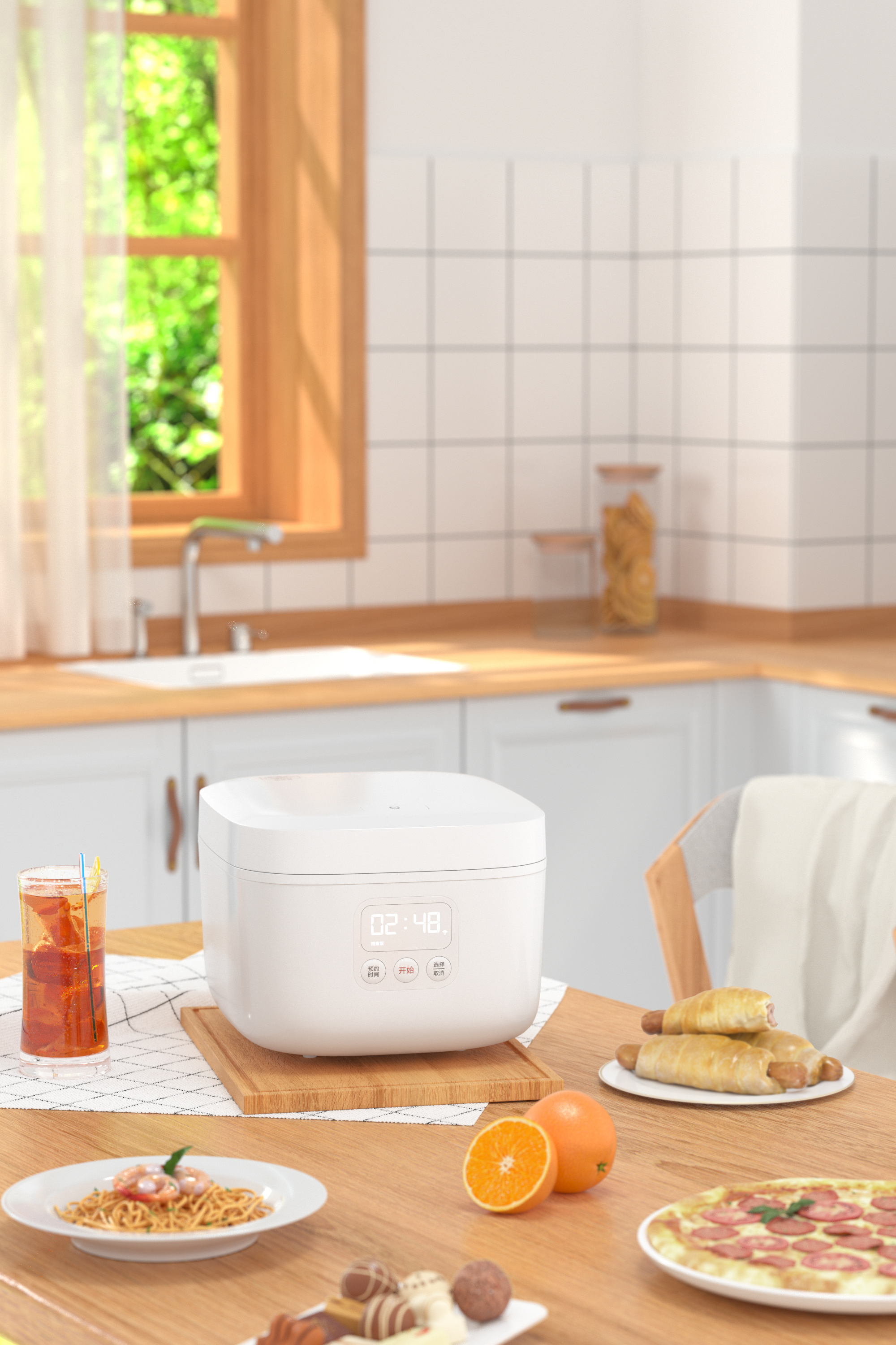 jason_c4d | 小米电饭煲场景渲染