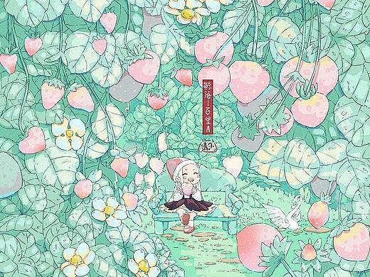 《青青子衿之12月插画》