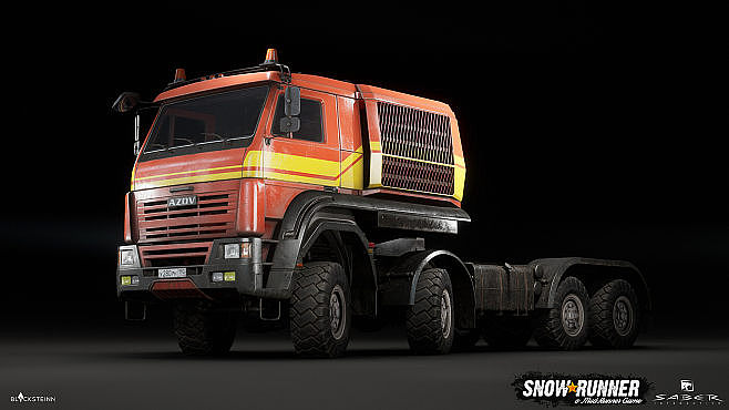 【游戏车辆建模】旋转轮胎-雪地奔驰亚速64131车辆建模