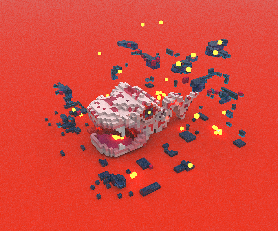 第一次用magicavoxel玩一下