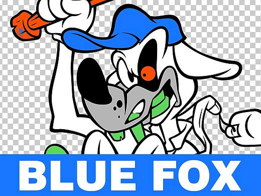 【插画&设计】蓝狐狸BLUE FOX