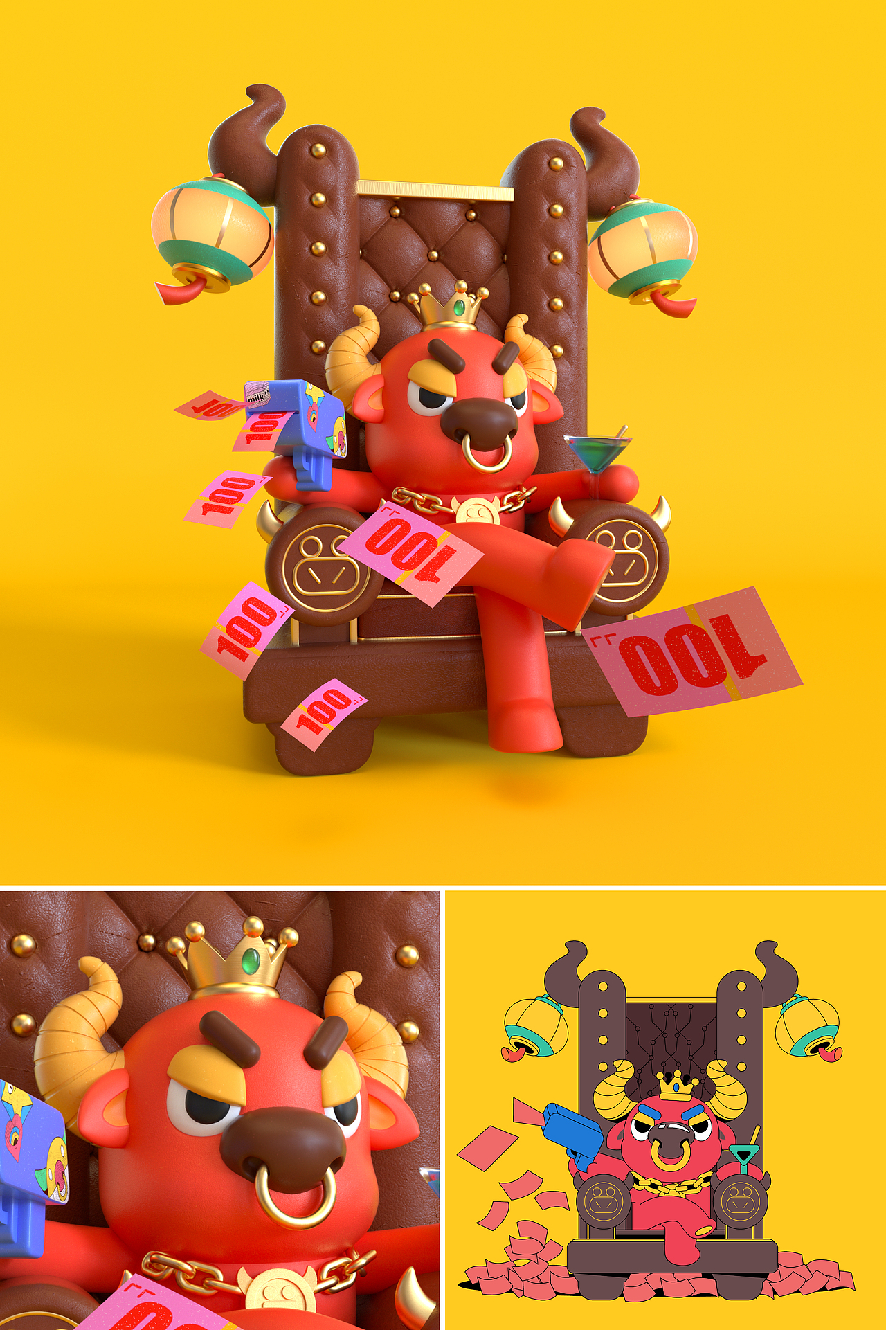 MOMO新年直播礼物-帽子戏法