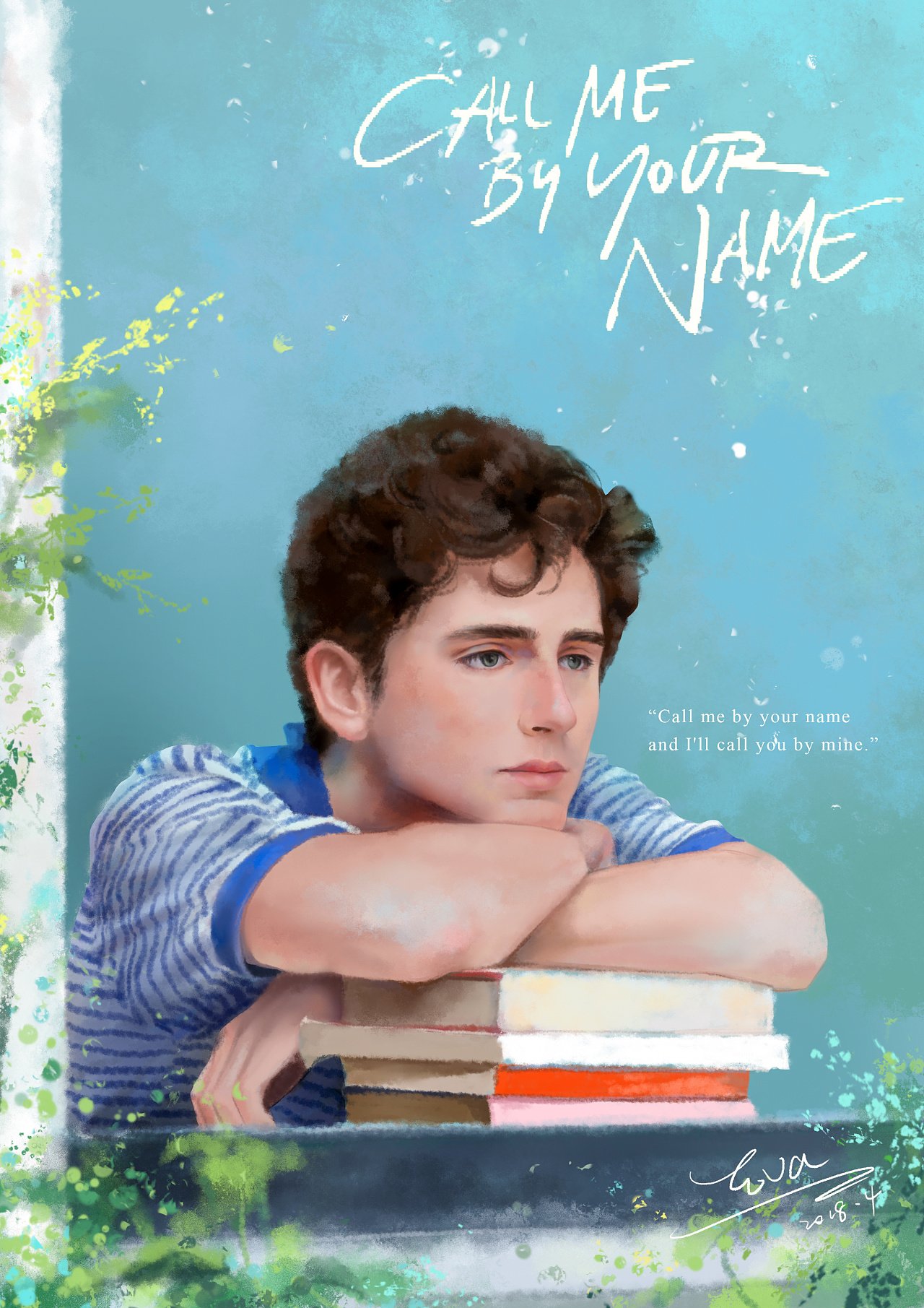 cg手绘—请以你的名字呼唤我·call me by your name