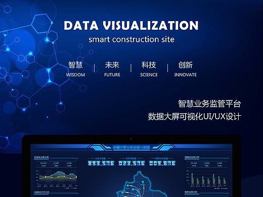 数据可视化大屏UI/UX设计