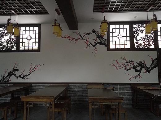 火锅墙绘，餐饮墙绘，串串店墙绘，成都墙绘，成都壁画